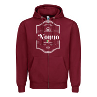 Burgundy perfectly aged premium quality italian nonno shirt Zipper Hoodie - linhVisuals
