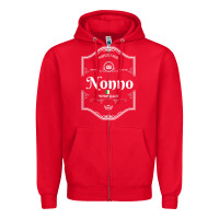 Red perfectly aged premium quality italian nonno shirt Zipper Hoodie - linhVisuals