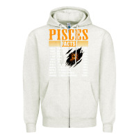 Oatmeal Heather pisces facts t shirt pisces birthday gifts Zipper Hoodie - linhVisuals