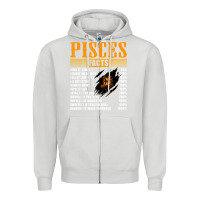 Dove Grey pisces facts t shirt pisces birthday gifts Zipper Hoodie - linhVisuals