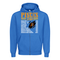 True Royal pisces facts t shirt pisces birthday gifts Zipper Hoodie - linhVisuals