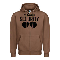 Chestnut princess security dad boyfriend husband pregnancy t shirt Zipper Hoodie - linhVisuals