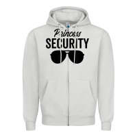 Dove Grey princess security dad boyfriend husband pregnancy t shirt Zipper Hoodie - linhVisuals