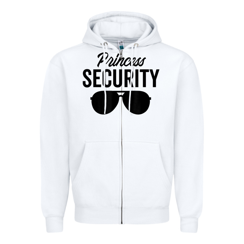 Princess Security Dad Boyfriend Husband Pregnancy T Shirt Zipper Hoodie by linhVisuals | Teevron