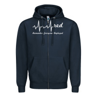 Navy red friday military remember everyone deployed heartbeat t shirt Zipper Hoodie - linhVisuals