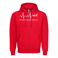 Red red friday military remember everyone deployed heartbeat t shirt Zipper Hoodie - linhVisuals