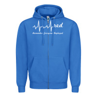 True Royal red friday military remember everyone deployed heartbeat t shirt Zipper Hoodie - linhVisuals