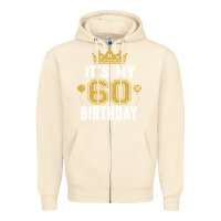 Sandshell it's my 60th birthday gift for 60 years old man and woman t shirt Zipper Hoodie - linhVisuals