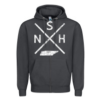 Smoke vintage nashville retro nsh cross t shirt Zipper Hoodie - linhVisuals
