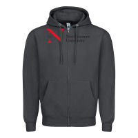 Smoke The the northeastern Zipper Hoodie - linhVisuals