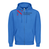 True Royal The the northeastern Zipper Hoodie - linhVisuals