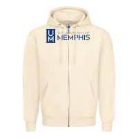 Sandshell The university of memphis Zipper Hoodie - linhVisuals