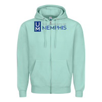 Seafoam The university of memphis Zipper Hoodie - linhVisuals