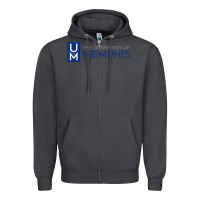 Smoke The university of memphis Zipper Hoodie - linhVisuals
