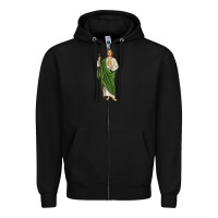 Black san judas1 Zipper Hoodie - JahusDesignShop