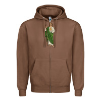 Chestnut san judas1 Zipper Hoodie - JahusDesignShop