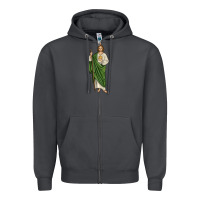 Smoke san judas1 Zipper Hoodie - JahusDesignShop