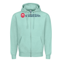 Seafoam The university of mississippi Zipper Hoodie - linhVisuals