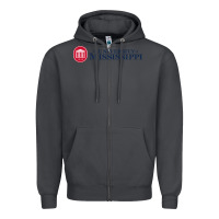 Smoke The university of mississippi Zipper Hoodie - linhVisuals