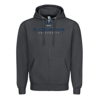 Smoke The old dominion university Zipper Hoodie - linhVisuals