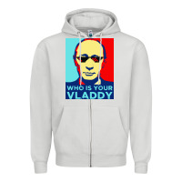 Dove Grey who is your vladdy Zipper Hoodie - linhVisuals