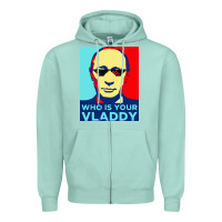 Seafoam who is your vladdy Zipper Hoodie - linhVisuals