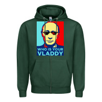 Sports Green who is your vladdy Zipper Hoodie - linhVisuals