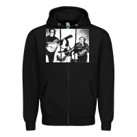 Black the munsters play it again Zipper Hoodie - linhVisuals
