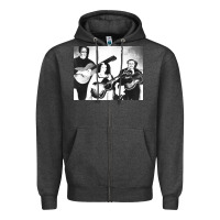Charcoal Heather the munsters play it again Zipper Hoodie - linhVisuals