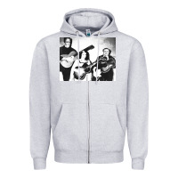 Heather Grey the munsters play it again Zipper Hoodie - linhVisuals