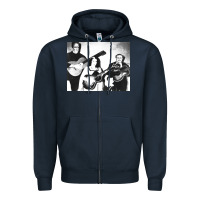 Navy the munsters play it again Zipper Hoodie - linhVisuals