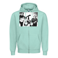 Seafoam the munsters play it again Zipper Hoodie - linhVisuals