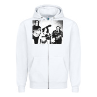 White the munsters play it again Zipper Hoodie - linhVisuals