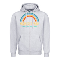 Heather Grey genesis 913 god's promise faithfully rainbow bible verse t shirt Zipper Hoodie - linhVisuals