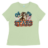 Matcha Oh my stars farm animals Ladies Tee - FaDigitalArtStudio