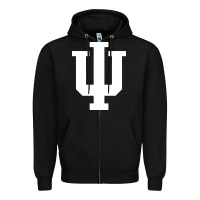 Black Indiana Hoosiers, gear Zipper Hoodie - linhVisuals