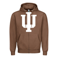 Chestnut Indiana Hoosiers, gear Zipper Hoodie - linhVisuals