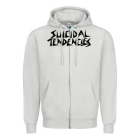 Dove Grey suicidal tendencies Zipper Hoodie - linhVisuals