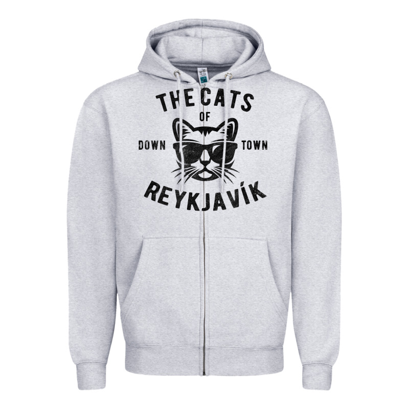 Cats Of Downtown Reykjavik T Shirt Zipper Hoodie by linhVisuals | Teevron