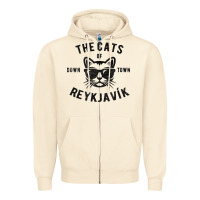 Sandshell cats of downtown reykjavik t shirt Zipper Hoodie - linhVisuals