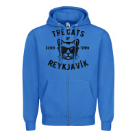 True Royal cats of downtown reykjavik t shirt Zipper Hoodie - linhVisuals