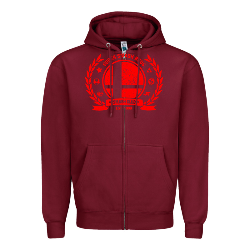 Super Smash Bros Smash Club Zipper Hoodie by linhVisuals | Teevron