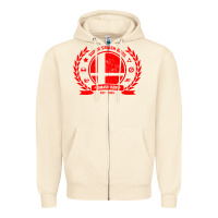 Sandshell super smash bros smash club Zipper Hoodie - linhVisuals