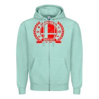 Seafoam super smash bros smash club Zipper Hoodie - linhVisuals