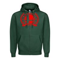 Sports Green super smash bros smash club Zipper Hoodie - linhVisuals