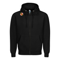 Black University of Maryland, College Park, Zipper Hoodie - linhVisuals