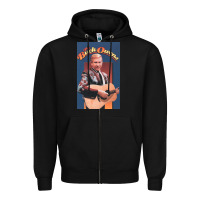 Black the buck owens collection Zipper Hoodie - linhVisuals