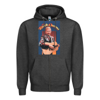 Charcoal Heather the buck owens collection Zipper Hoodie - linhVisuals