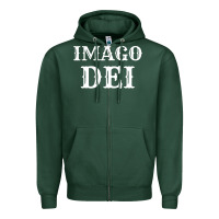 Sports Green imago dei image of god christian t shirt reformed jesus Zipper Hoodie - linhVisuals
