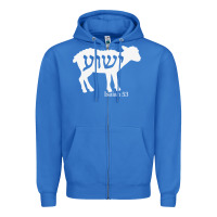 True Royal isaiah 53 lamb yeshua jesus t shirt Zipper Hoodie - linhVisuals
